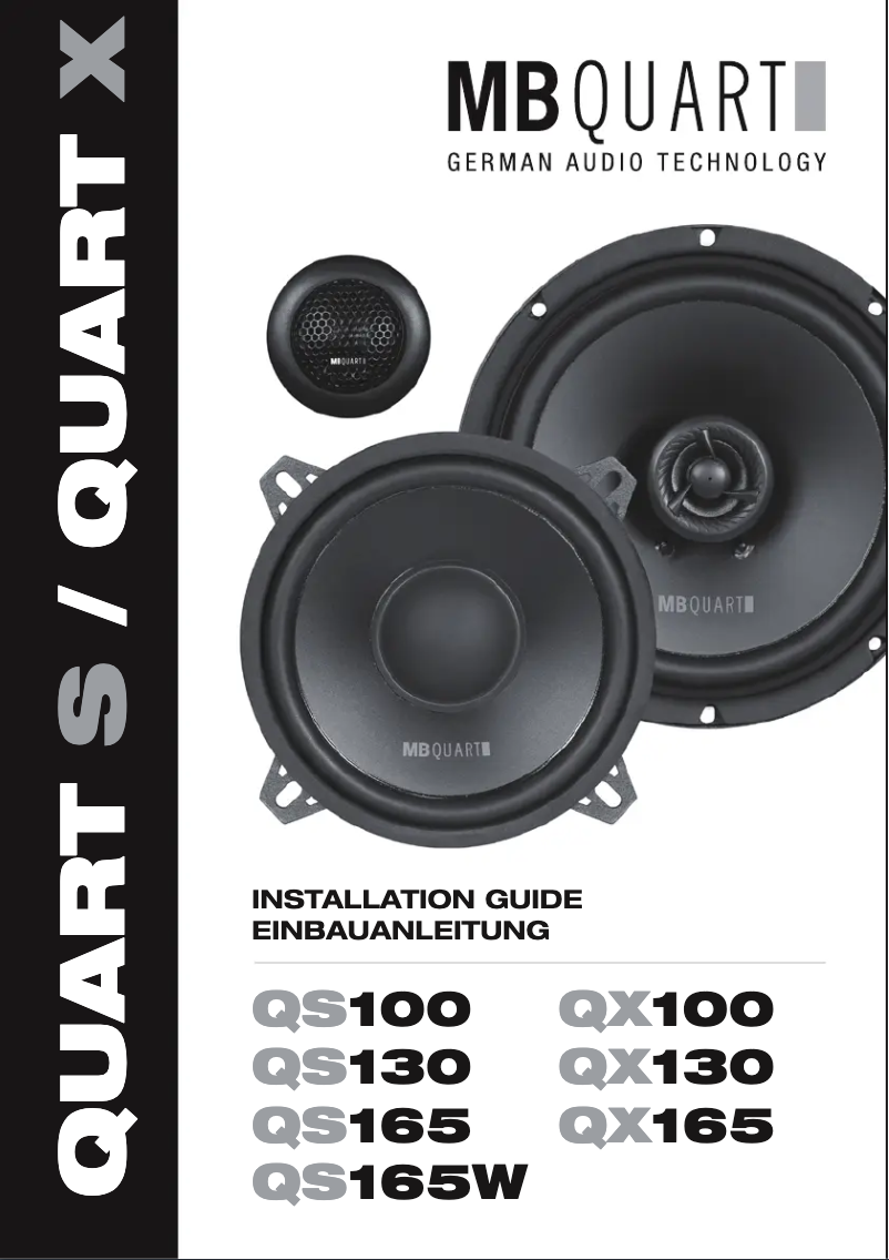Image de la première page du manuel de l'appareil QX165
