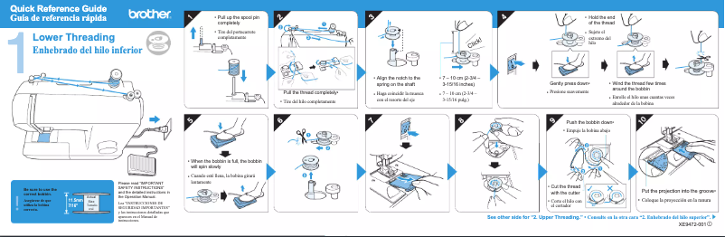 Page 1 de la notice Manuel utilisateur Brother XL3850