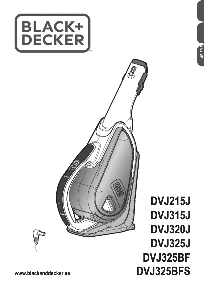 Página 1 del manual Manual de usuario Black & Decker Dustbuster DVJ315J
