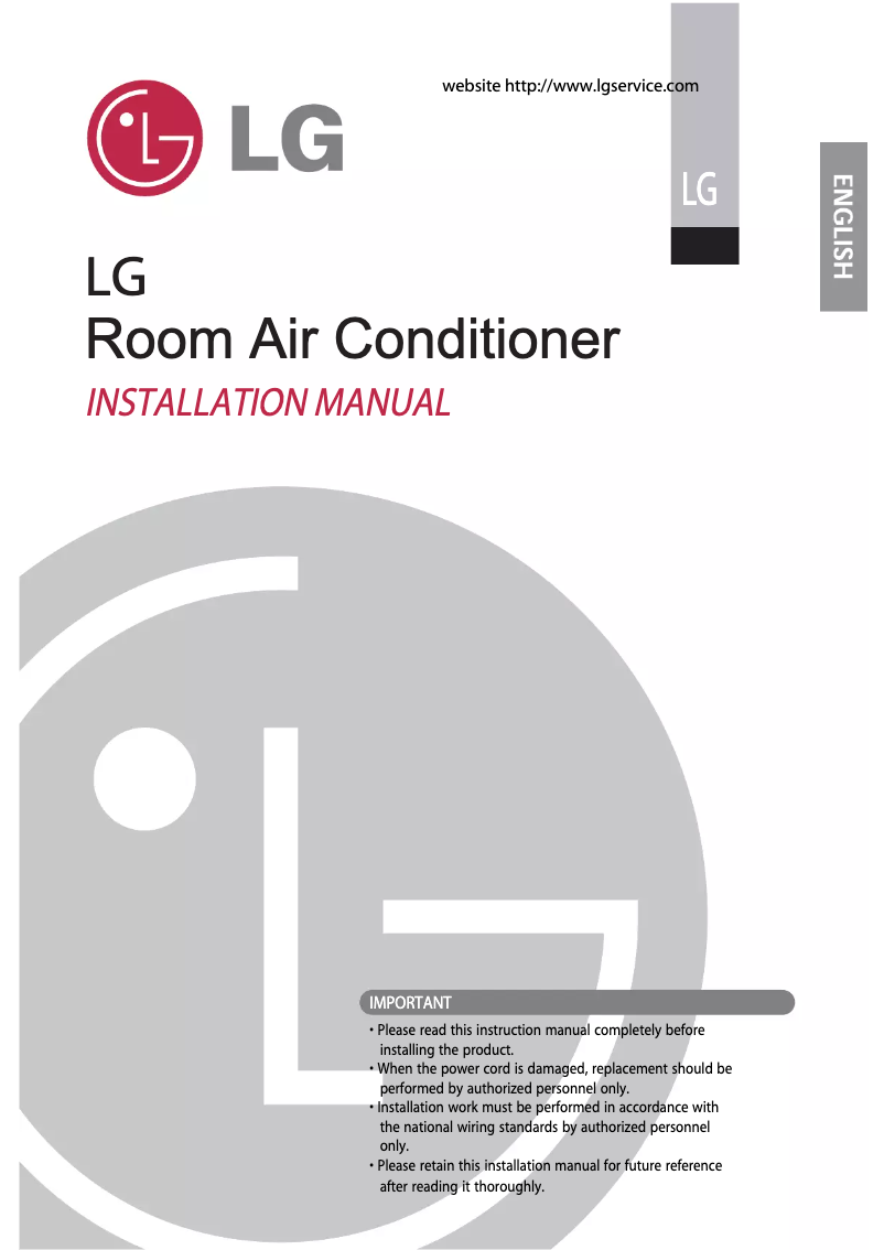 Página 1 del manual Manual de usuario LG LSNC2BW1AF1