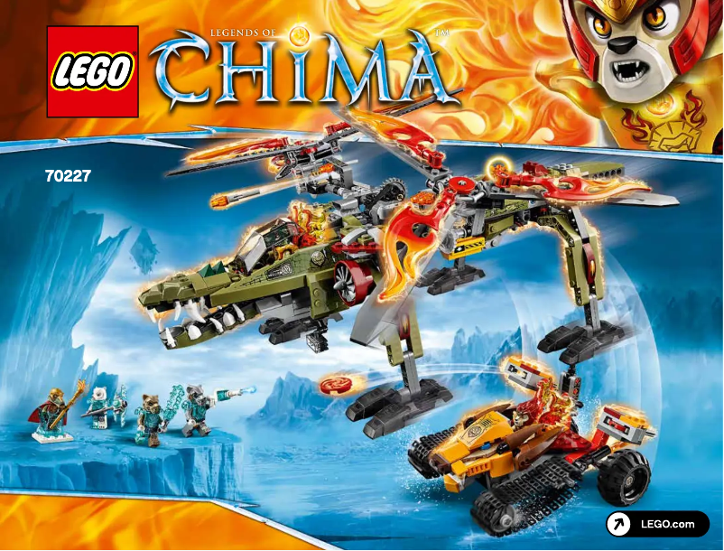 Page 1 of the manual User Manual Lego Chima 70227