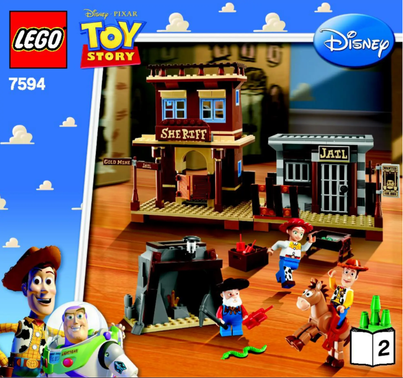 Page 1 de la notice Manuel utilisateur Lego Toy Story 7594