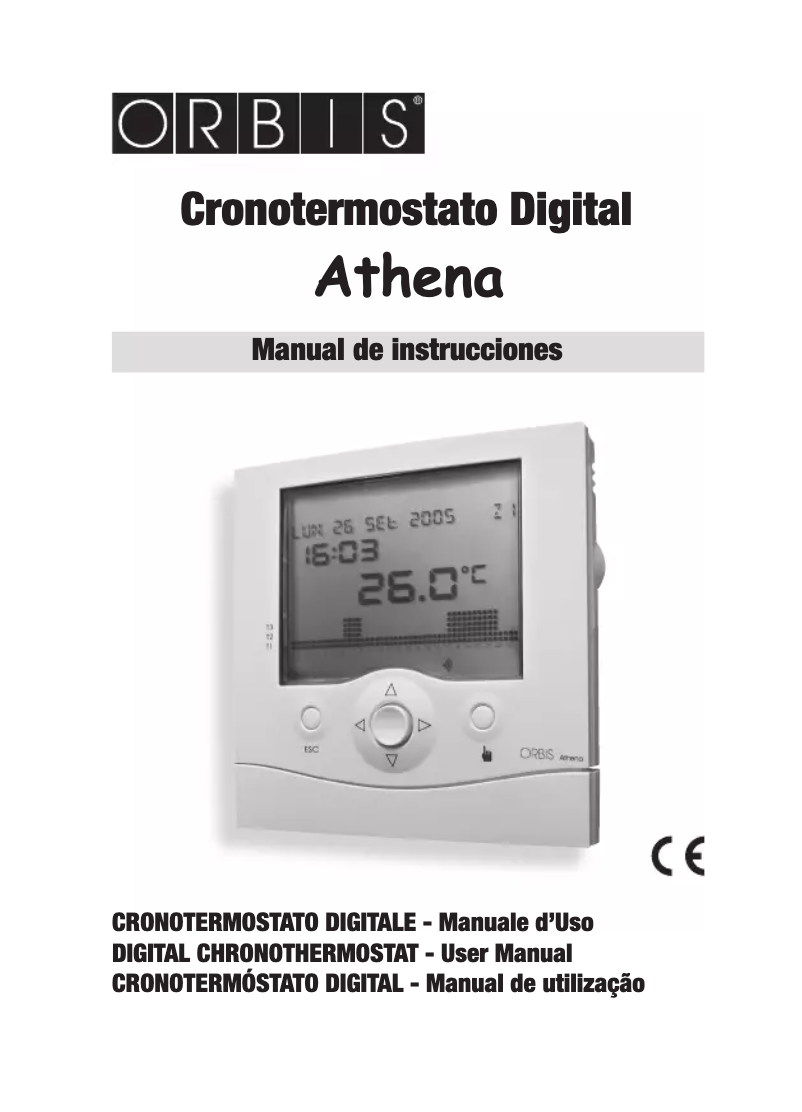 Página 1 del manual Manual de usuario Orbis Athena