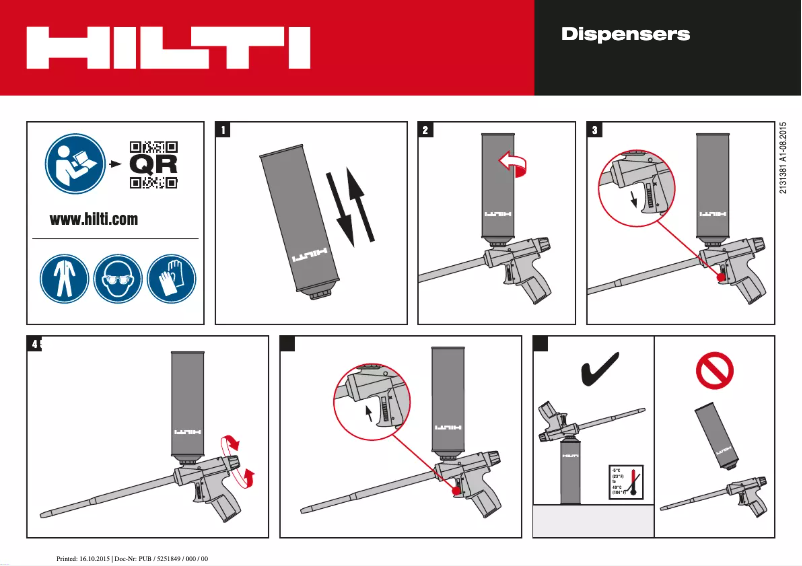 Page 1 de la notice Manuel utilisateur Hilti CF DS1