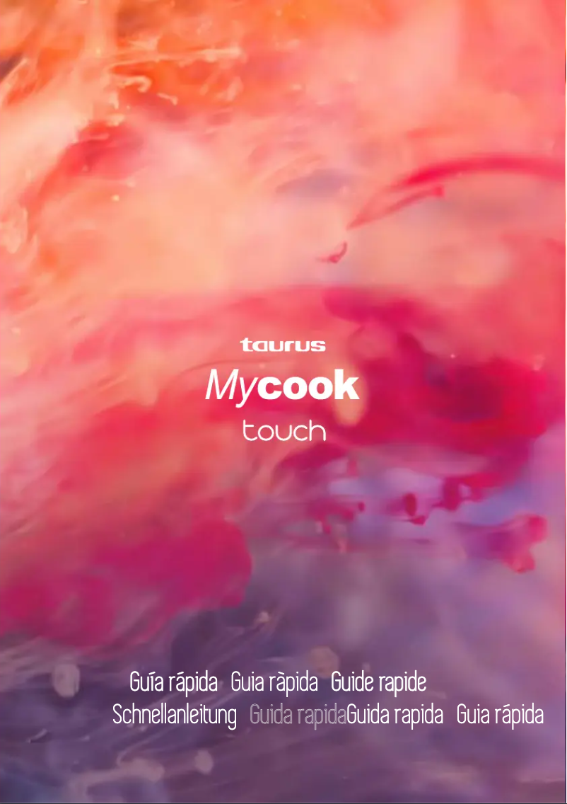 Page 1 de la notice Manuel utilisateur Taurus Mycook Touch