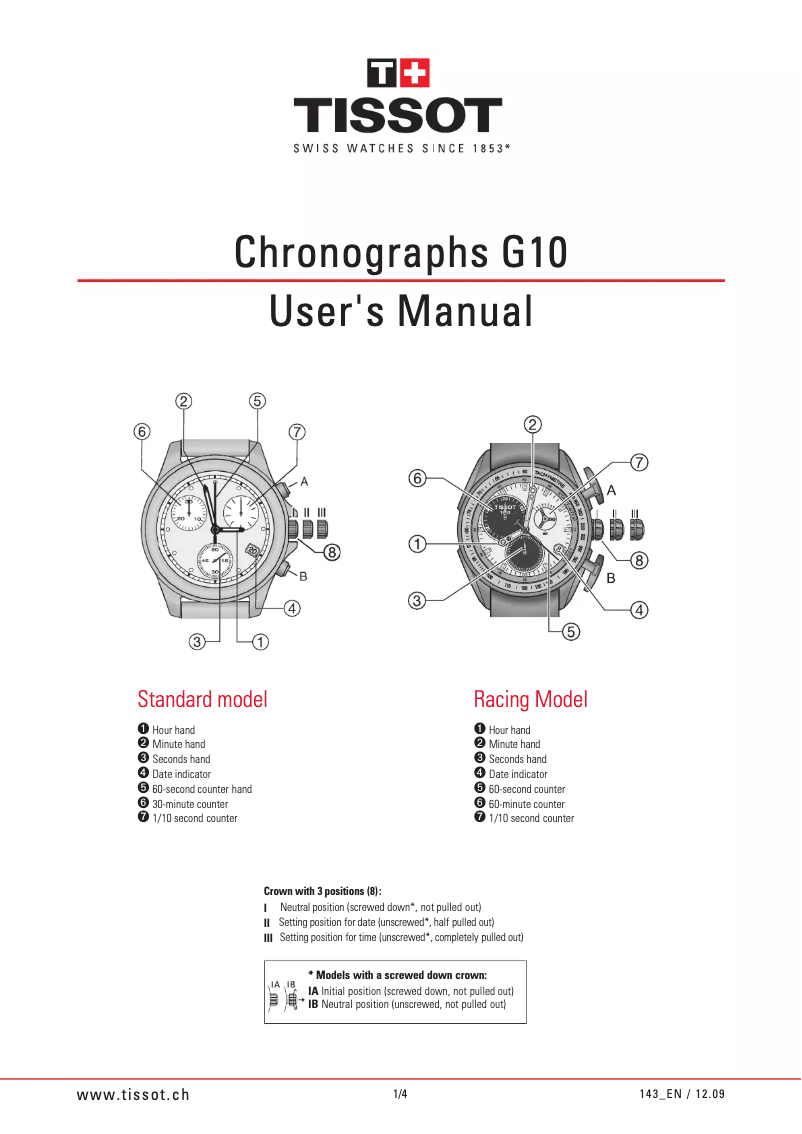 Image de la première page du manuel de l'appareil V8