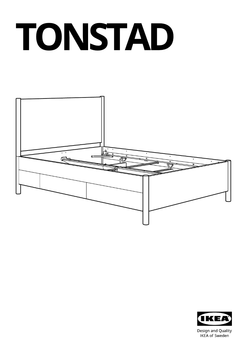 Page 1 de la notice Manuel utilisateur Ikea TONSTAD 104.890.90
