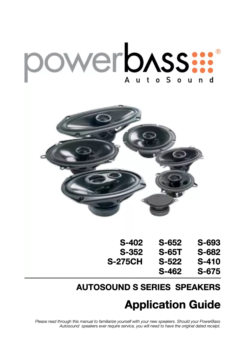 Página 1 del manual Manual de usuario PowerBass S-693