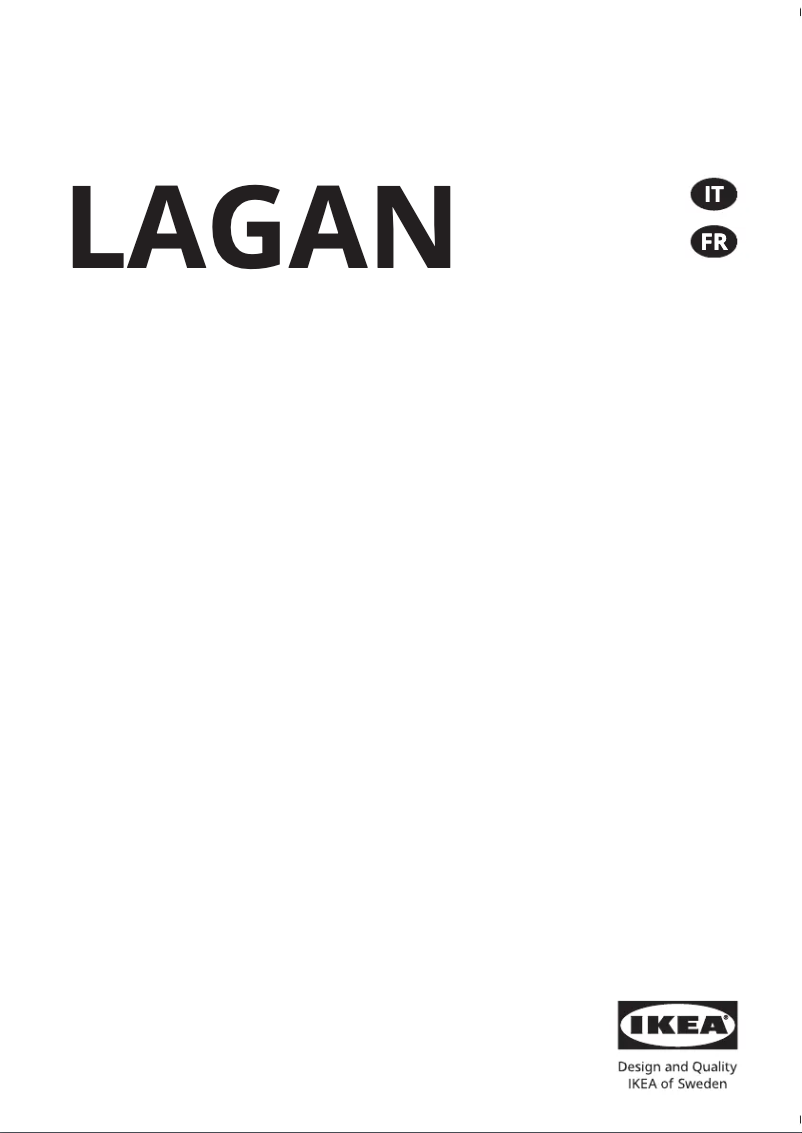 Page 1 de la notice Manuel utilisateur Ikea LAGAN 204.901.30