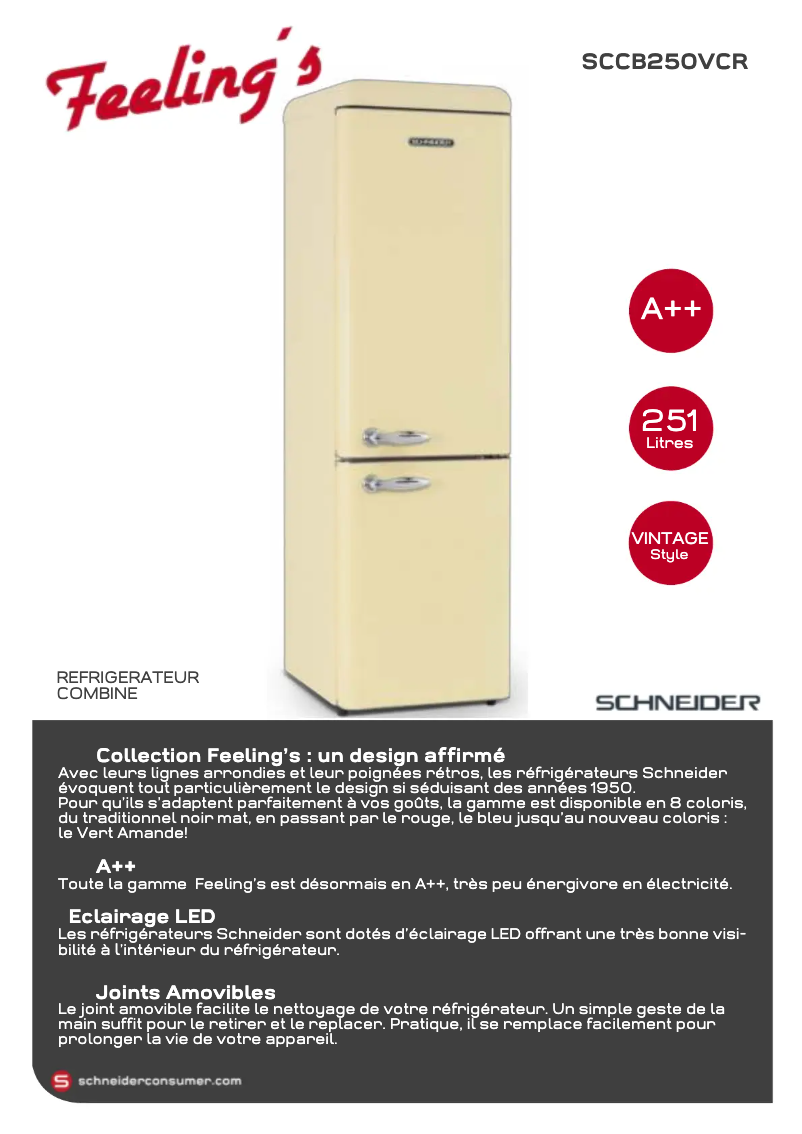 Página 1 del manual Manual de usuario Schneider SCCB250VCR