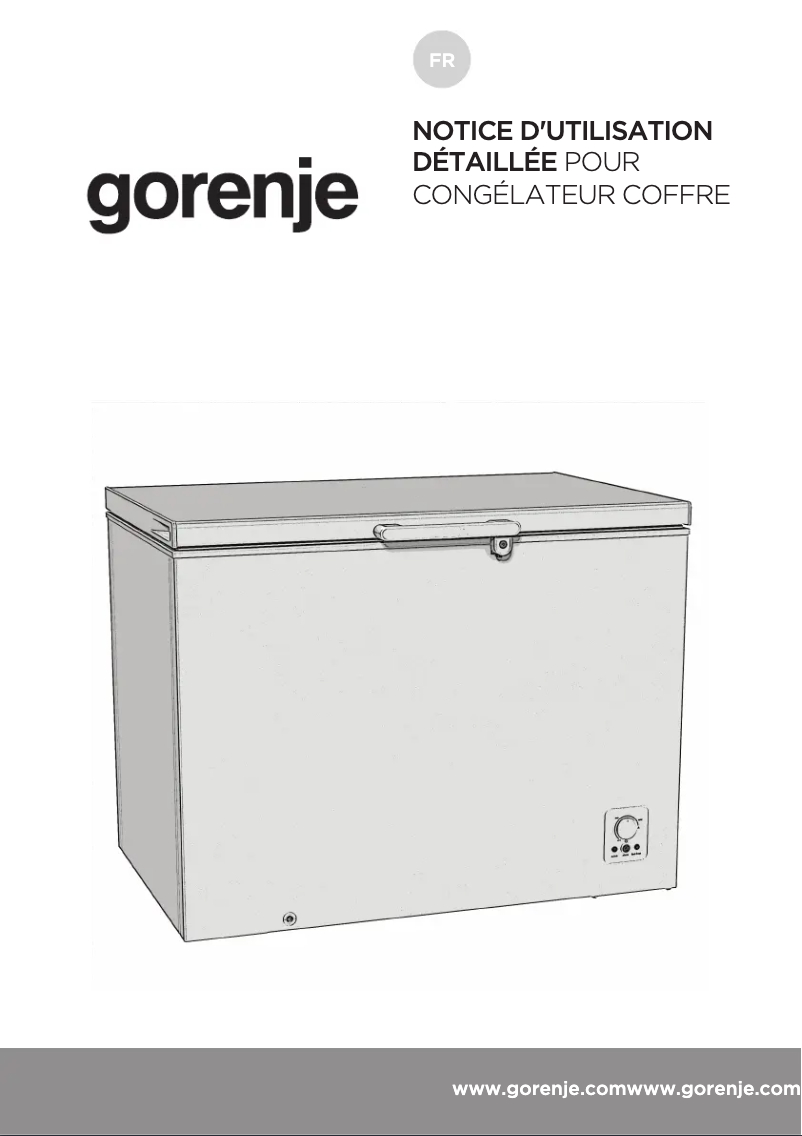 Página 1 del manual Manual de usuario Gorenje FH451CW