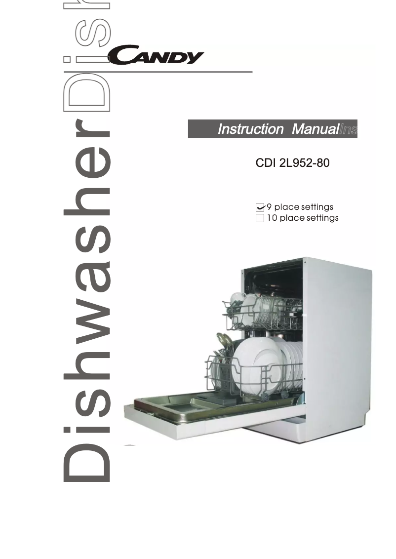 Página 1 del manual Manual de usuario Candy CDI 2L952-80