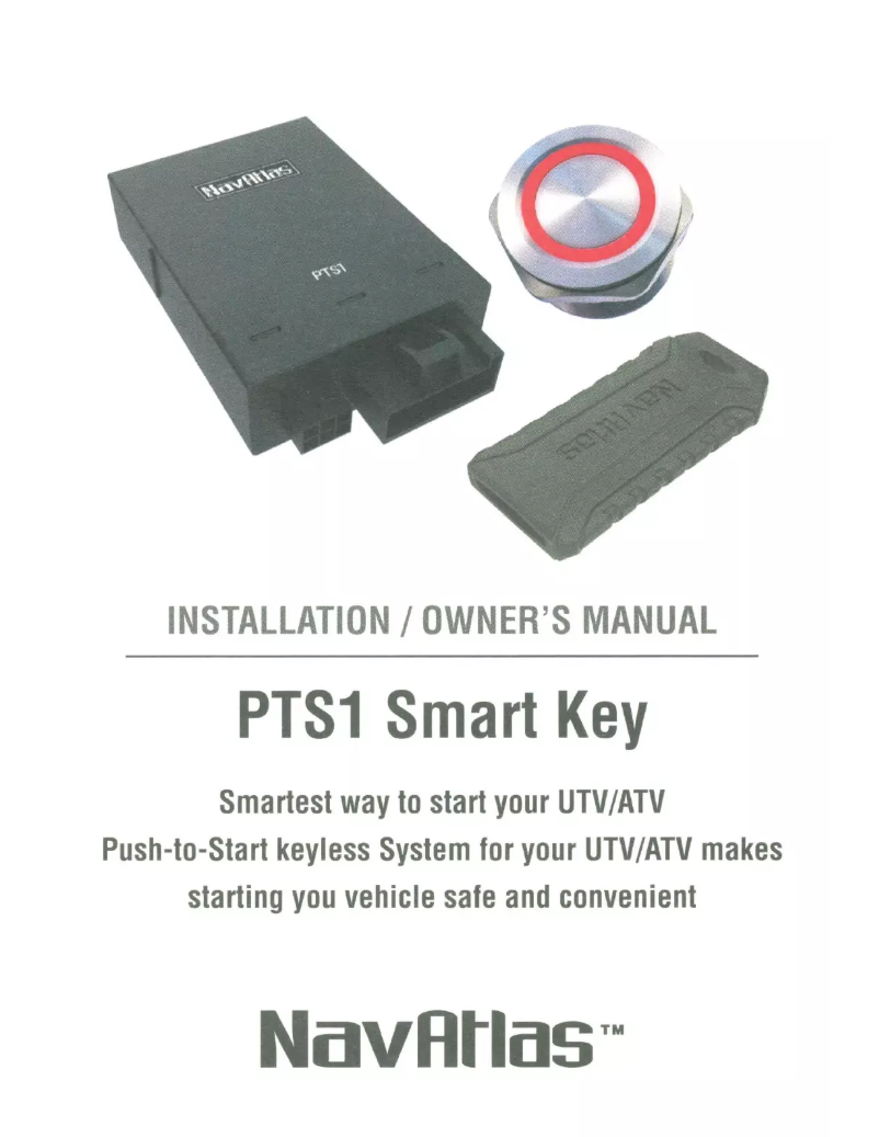 Page 1 of the manual User Manual NavAtlas PTS1