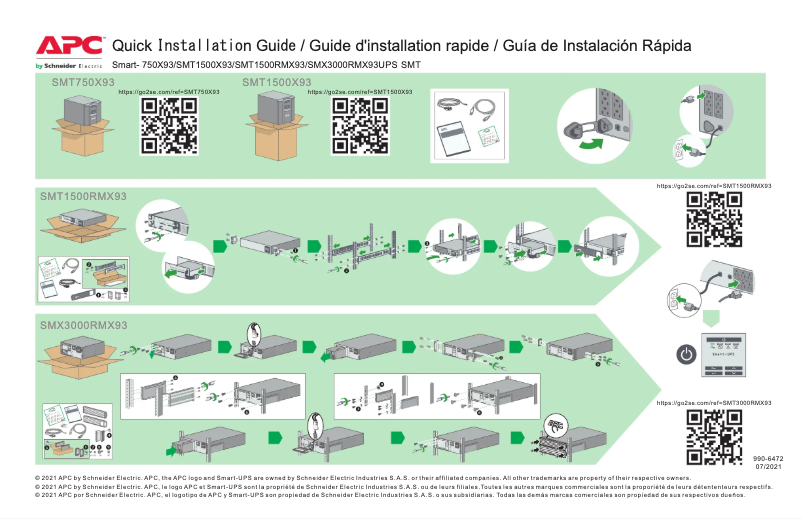 Página 1 del manual Manual de usuario APC Smart-UPS SMX3000RMX93