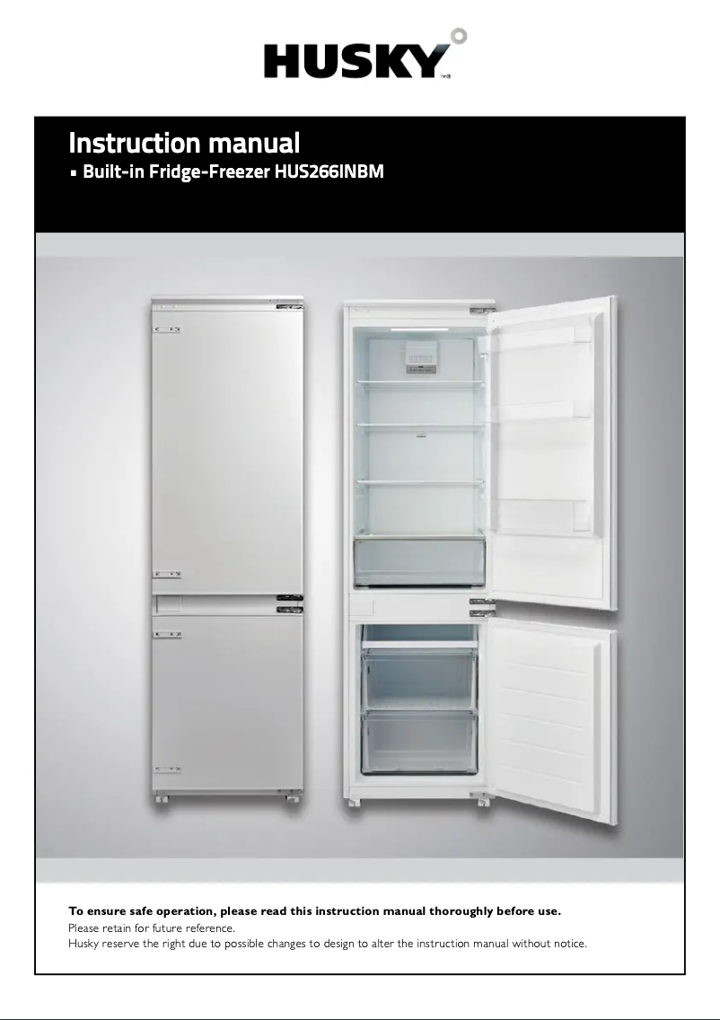 Página 1 del manual Manual de usuario Husky HUS-266INBM