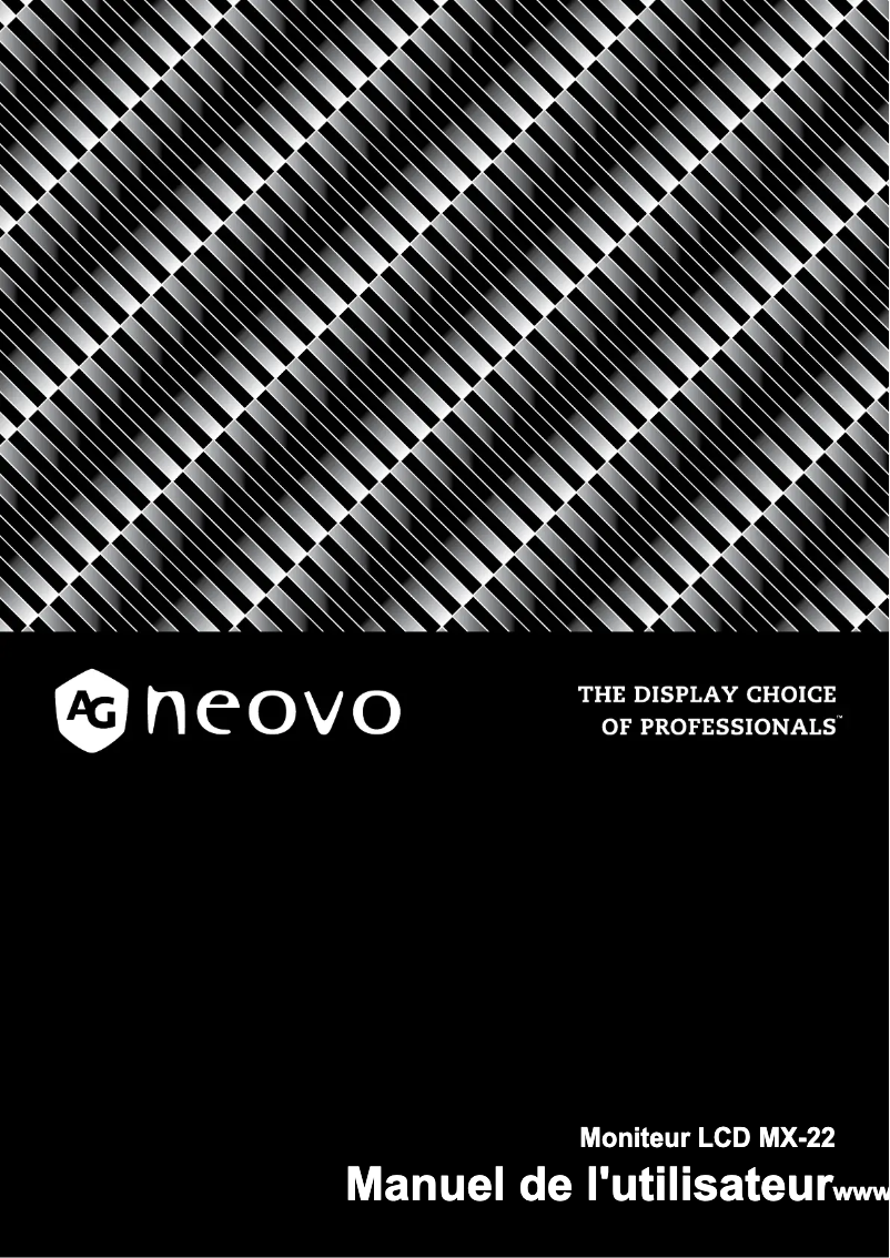 Página 1 del manual Manual de usuario AG Neovo MX-22