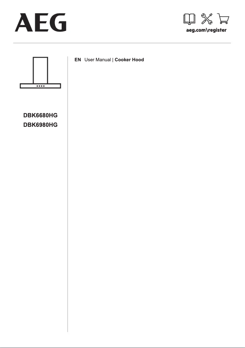 Page 1 de la notice Manuel utilisateur AEG DBK6680HG