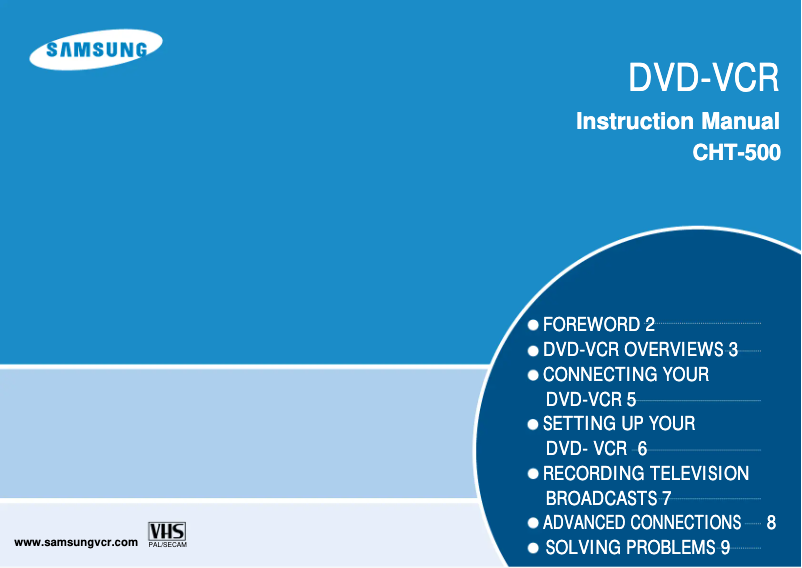 Page n°1 - Guide d'installation Samsung CHT-500