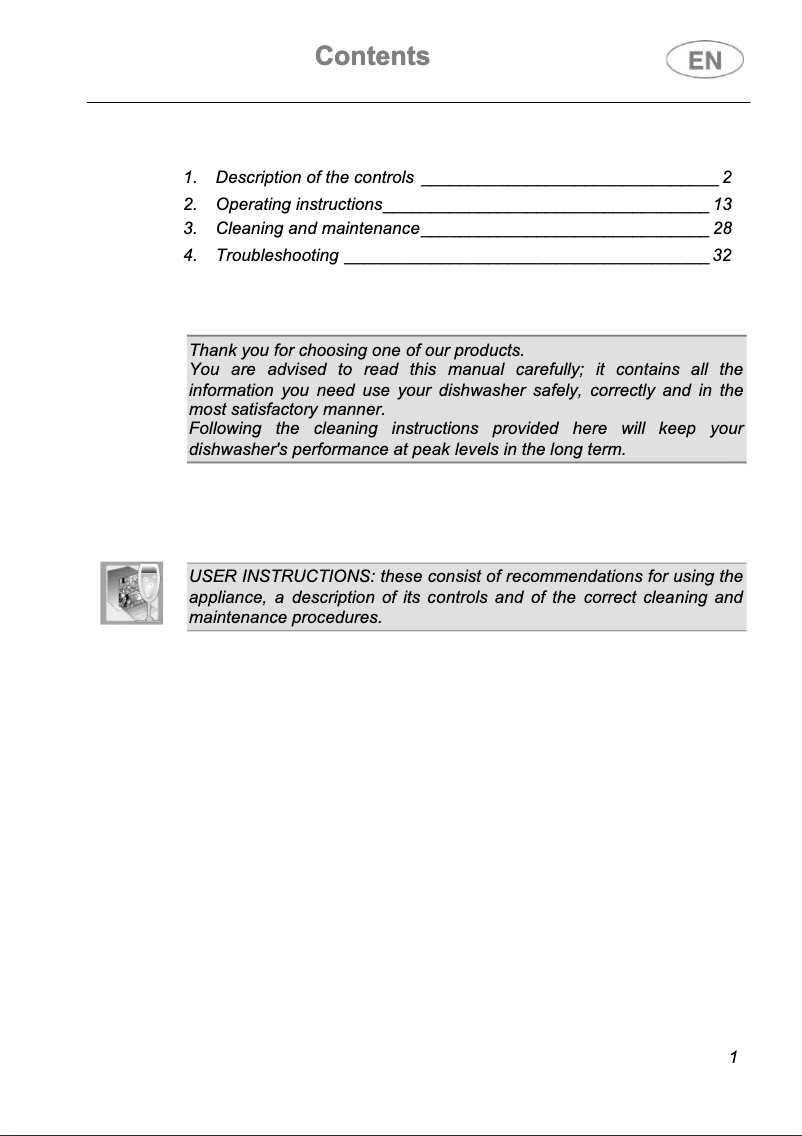 Page 1 de la notice Manuel utilisateur Smeg STL66339LDE