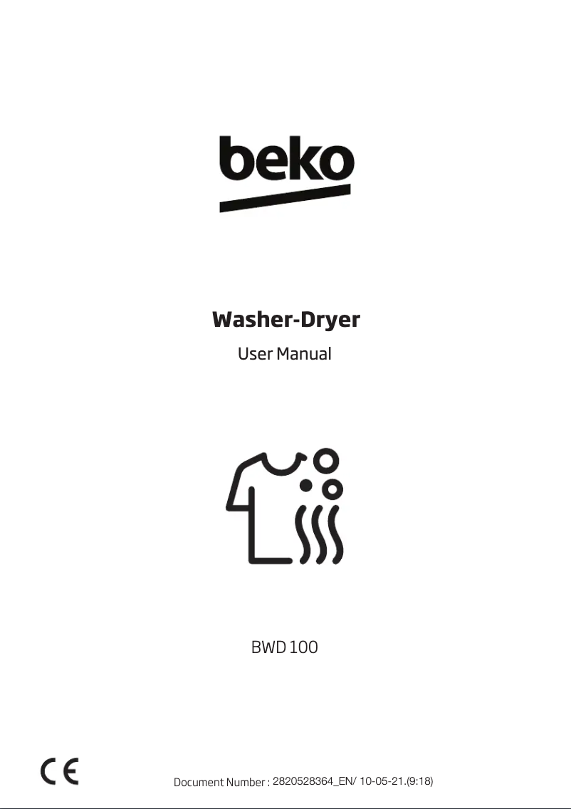 Page 1 de la notice Manuel utilisateur Beko BWD 100