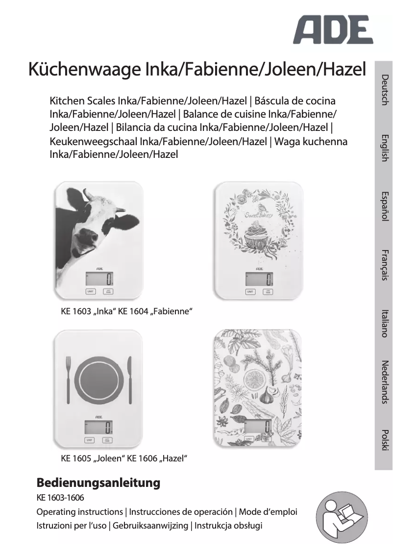 Page 1 de la notice Manuel utilisateur ADE Joleen KE 1605