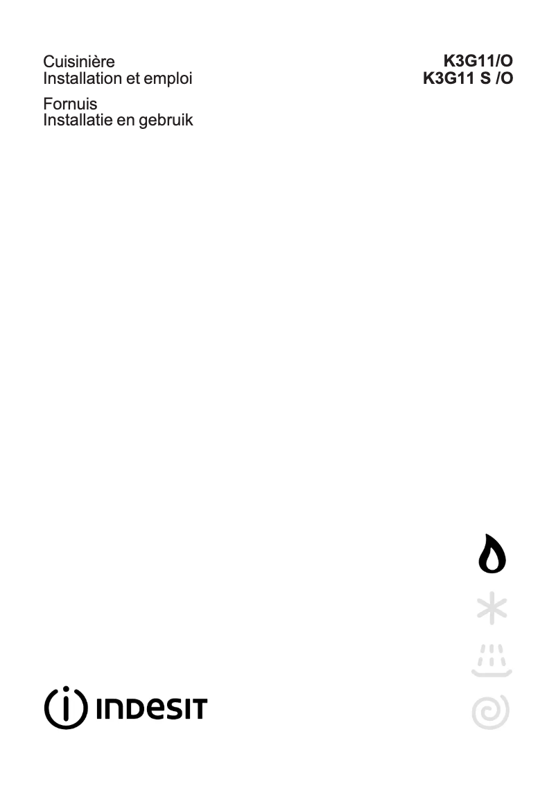 Página 1 del manual Manual de usuario Indesit K3G11S(W)/O