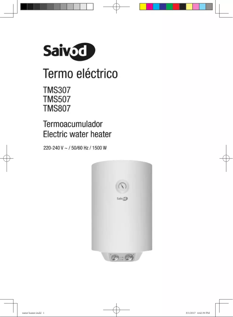 Page 1 de la notice Manuel utilisateur Saivod TMS507