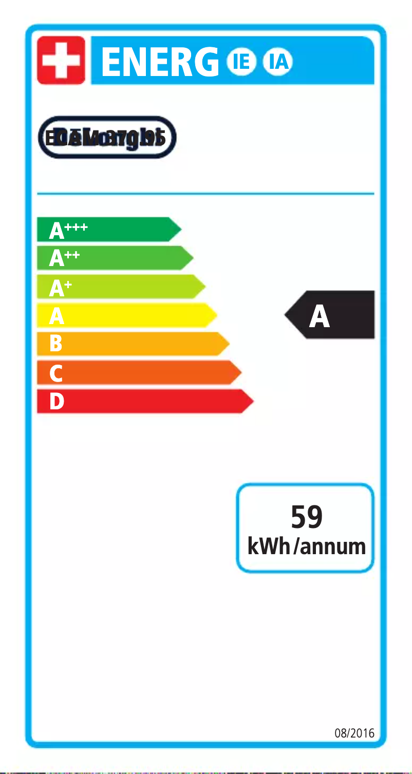 Página 1 del manual Etiqueta energética DeLonghi Dinamica Plus ECAM370.95.T