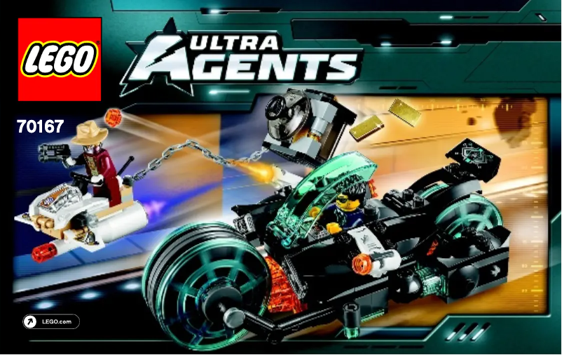 Page 1 of the manual User Manual Lego Ultra Agents 70167
