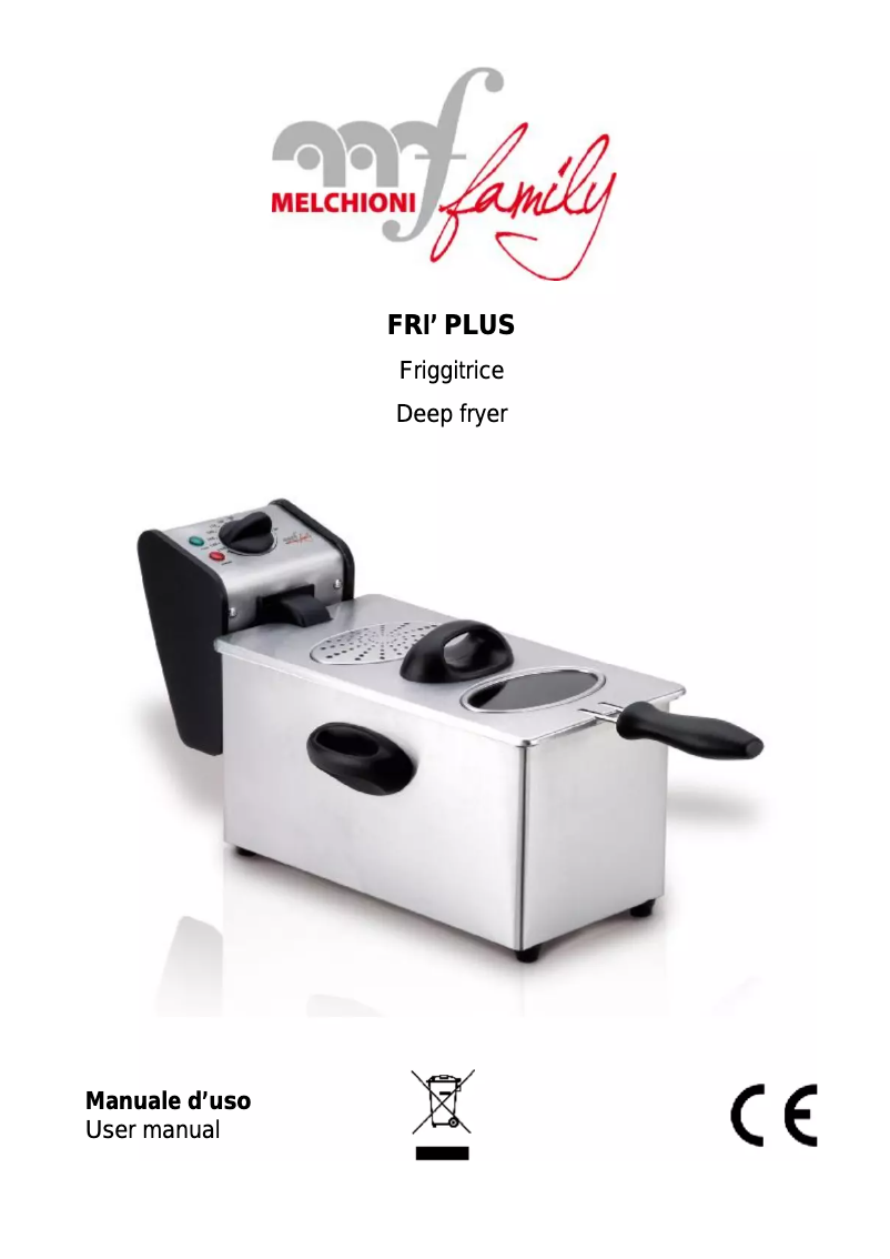 Página 1 del manual Manual de usuario Melchioni Fri Plus