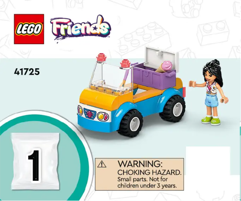 Page 1 de la notice Manuel utilisateur Lego Friends 41725
