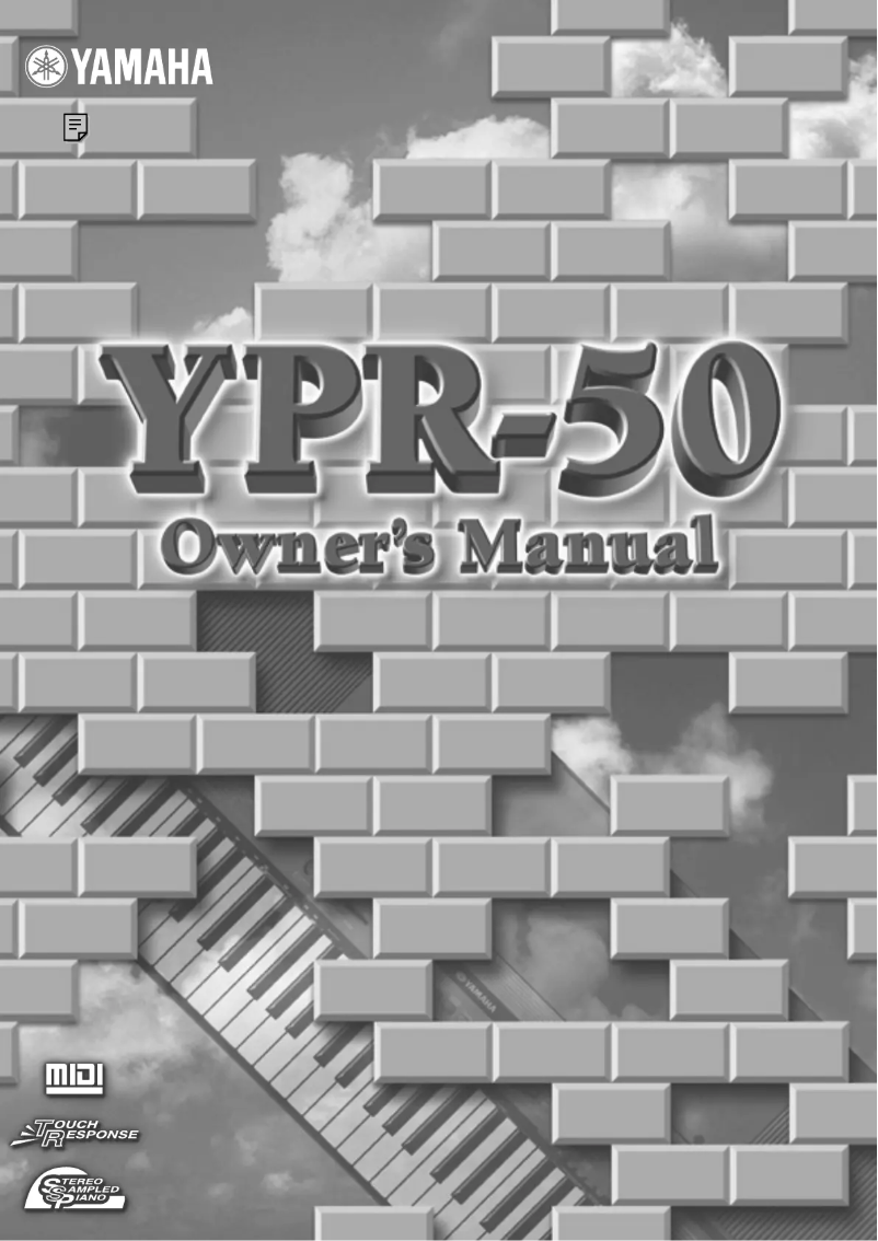 Page 1 de la notice Manuel utilisateur Yamaha YPR-50