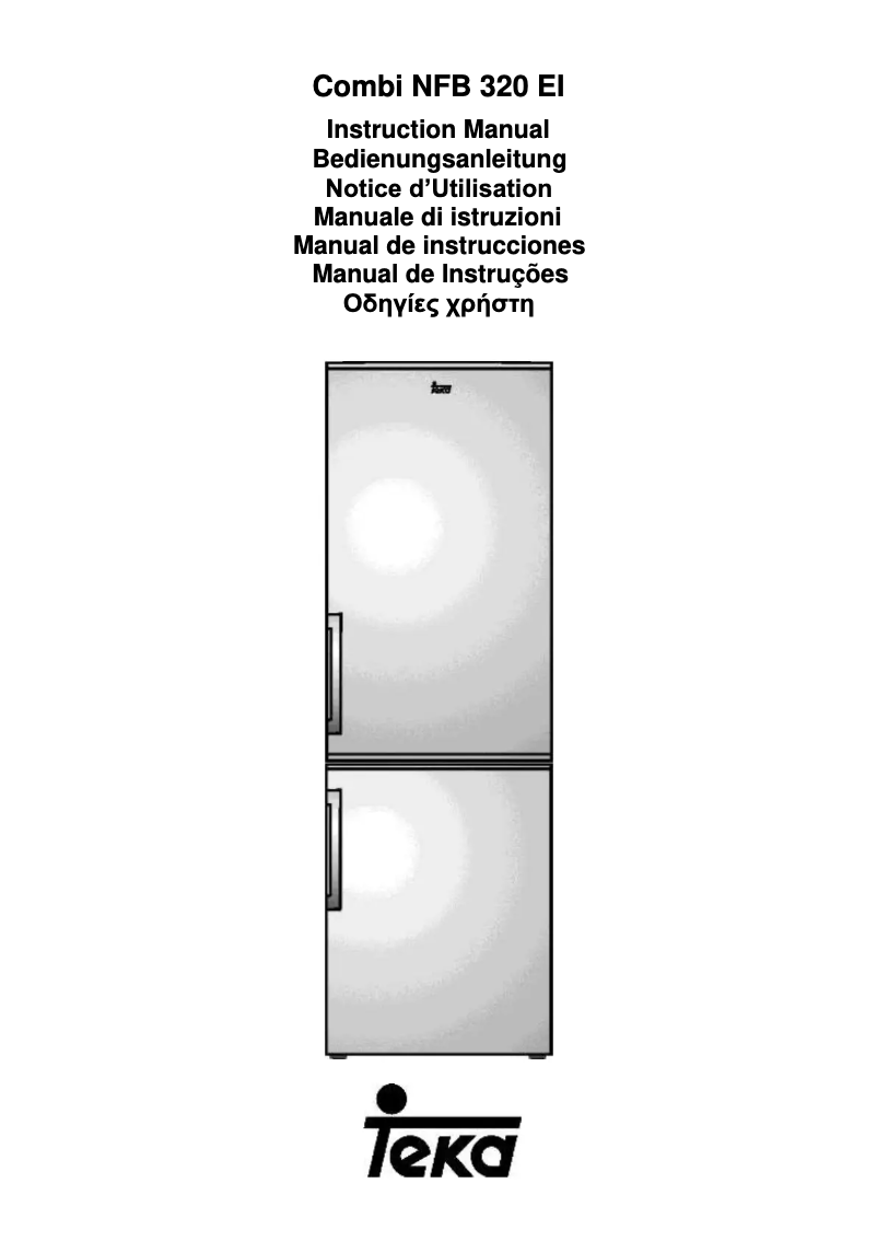Page 1 de la notice Manuel utilisateur Teka NFB 320