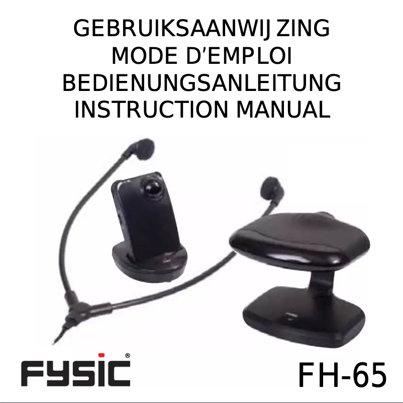 Page 1 de la notice Manuel utilisateur Fysic FH-65