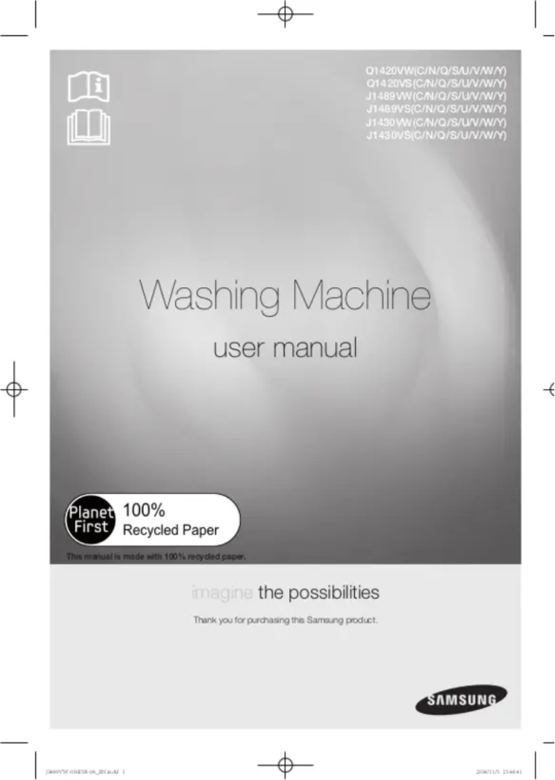 Página 1 del manual Manual de usuario Samsung J1489VWCU