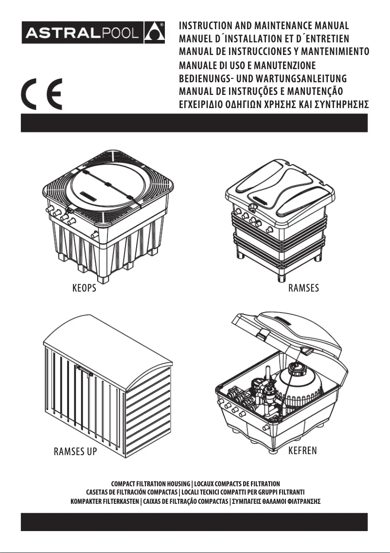 Page 1 de la notice Manuel utilisateur AstralPool Keops
