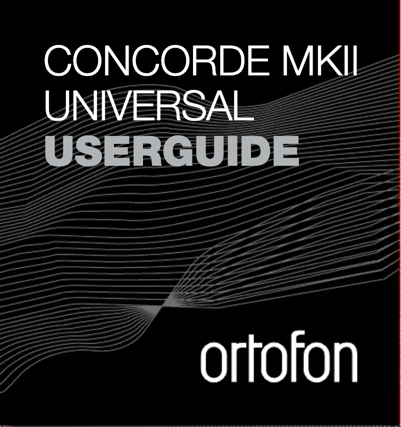 Página 1 del manual Manual de usuario Ortofon Concorde DJ MKII