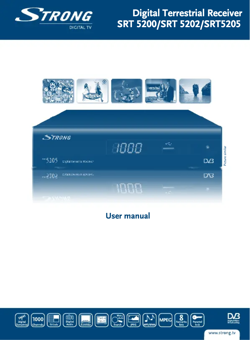 Page 1 de la notice Manuel utilisateur Strong SRT 5202
