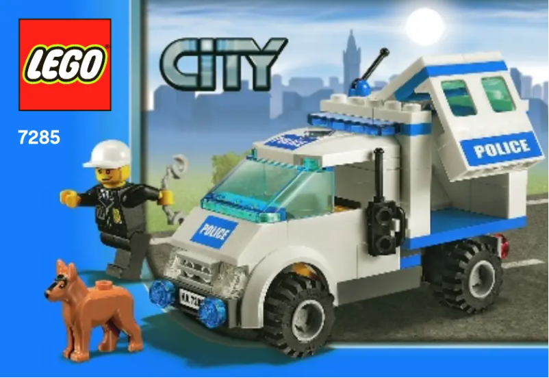 Page 1 de la notice Manuel utilisateur Lego City 7285