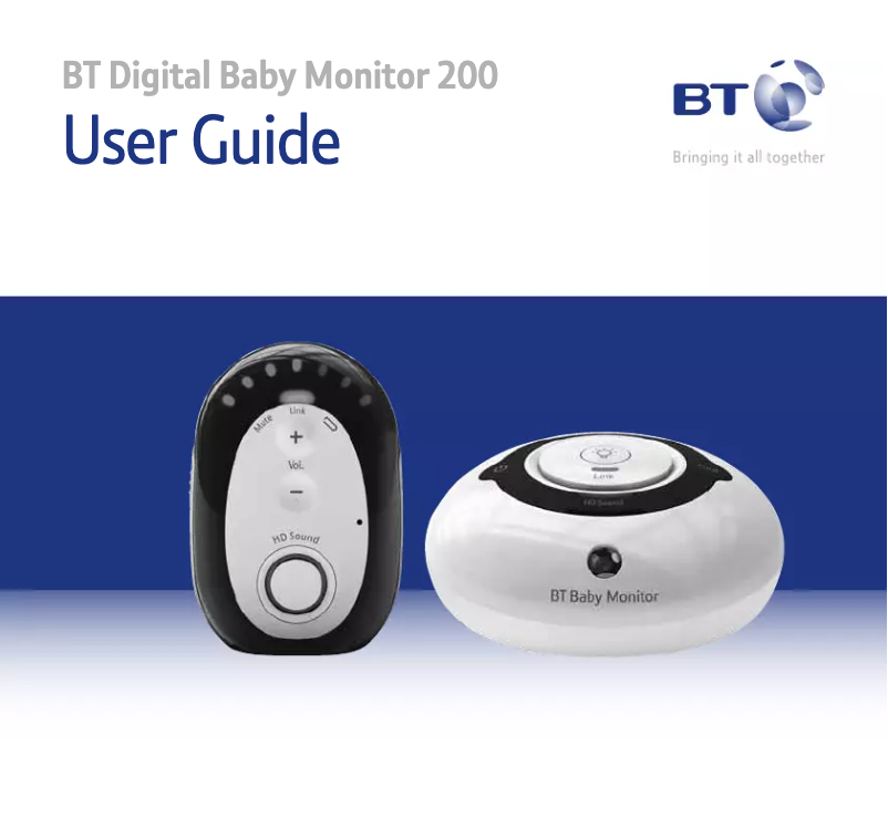 Page 1 de la notice Manuel utilisateur British Telecom Baby Monitor 200