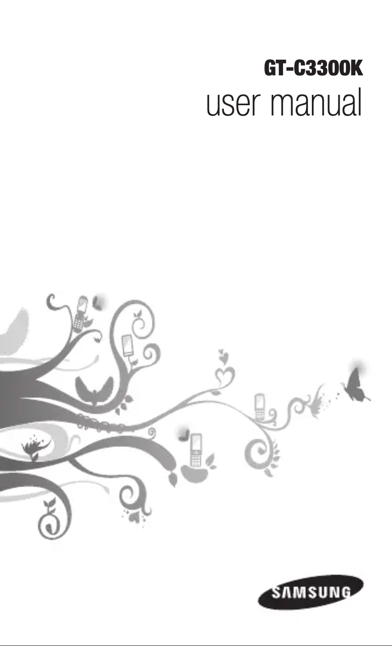Page 1 de la notice Manuel utilisateur Samsung Champ GT-C3300K