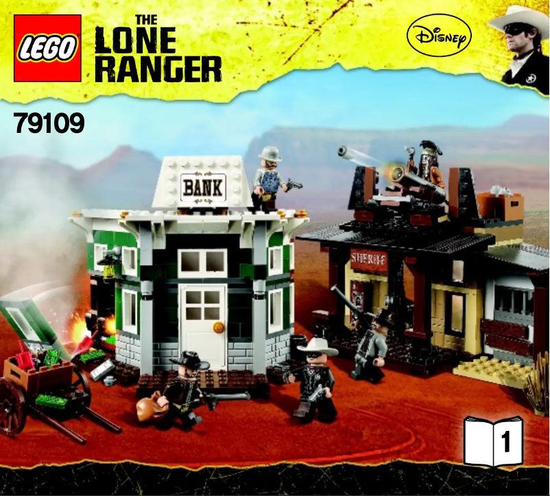 Page 1 de la notice Manuel utilisateur Lego Colby City Showdown