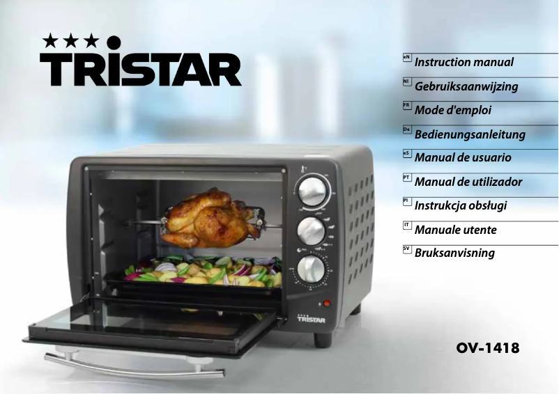 Page 1 de la notice Manuel utilisateur TriStar OV-1418