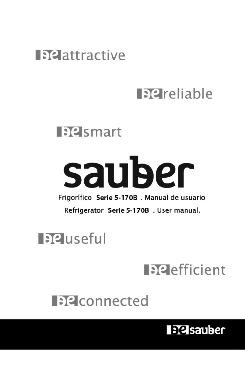 Página 1 del manual Manual de usuario Sauber SERIE 5-170I
