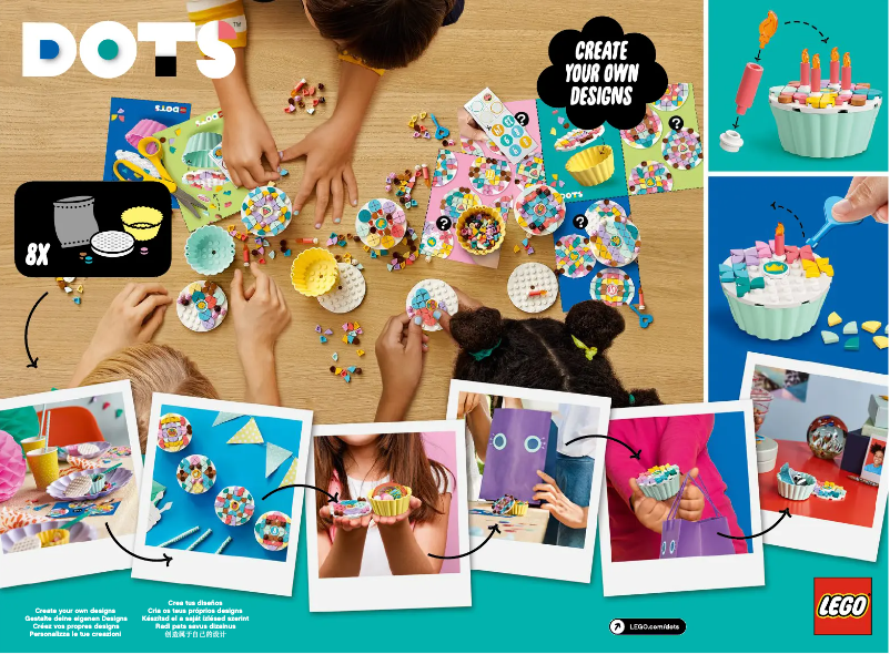 Página 1 del manual Instrucciones visuales Lego DOTS 41926