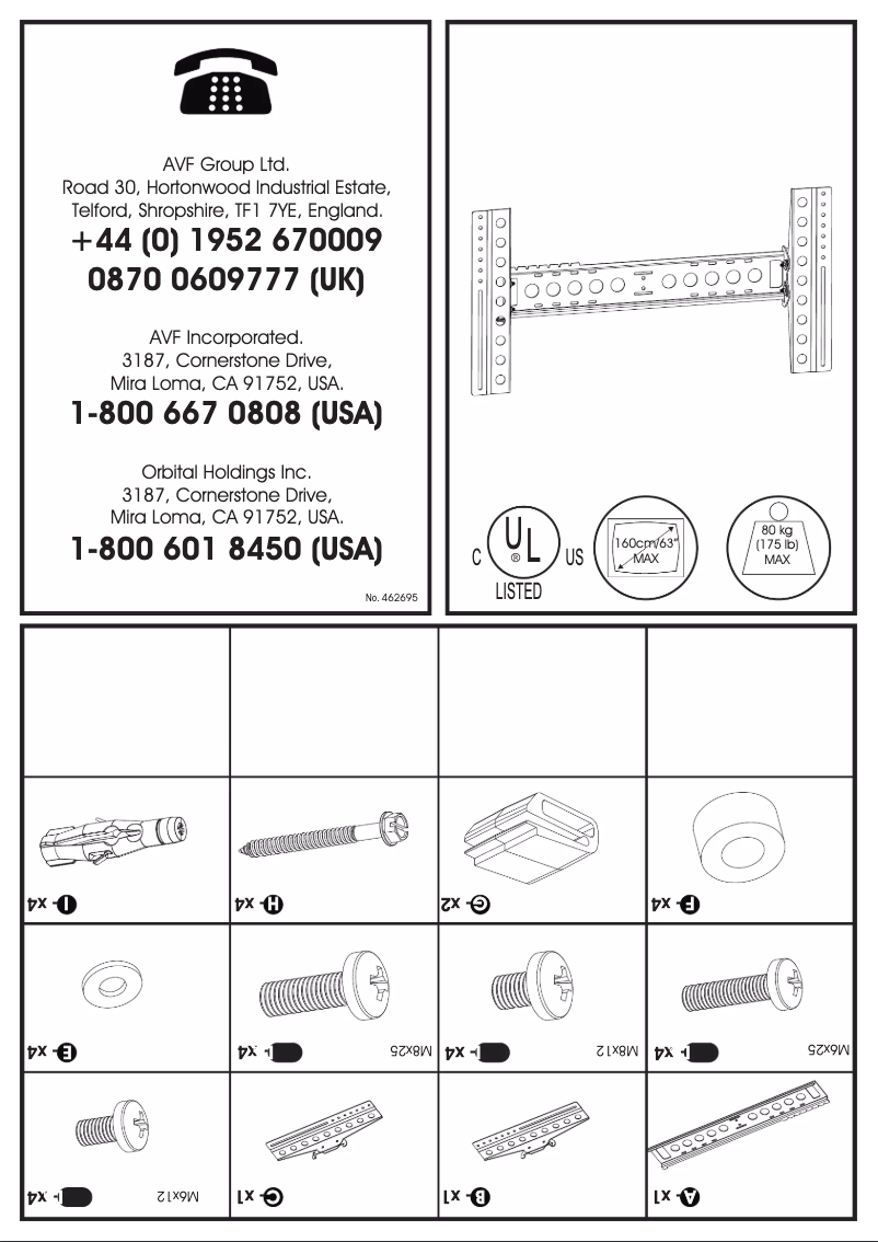 Page 1 of the manual User Manual AVF EL801B-A