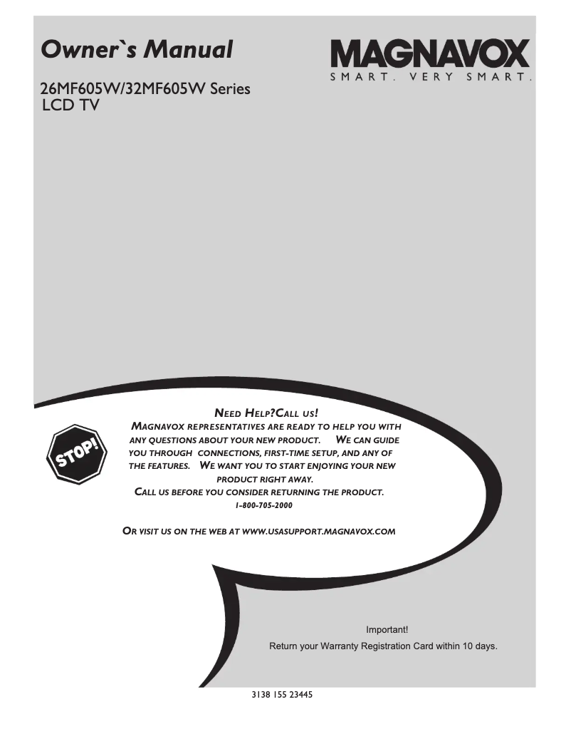 Página 1 del manual Manual de usuario Philips 32MF605W