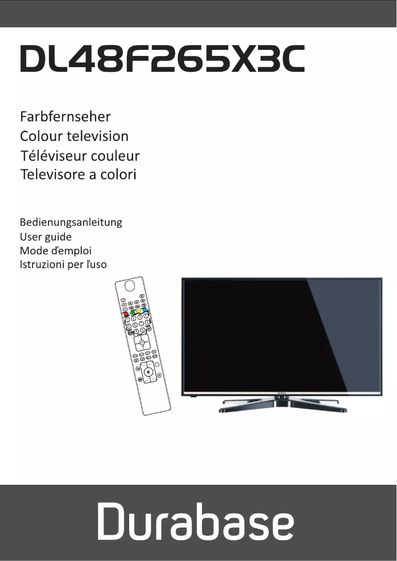 Page 1 de la notice Manuel utilisateur Durabase DL48F265X3C