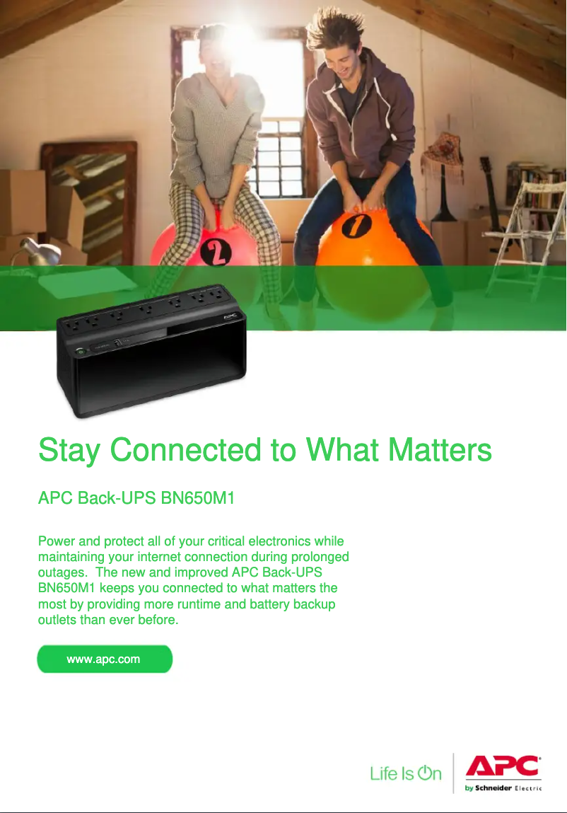 Página 1 del manual Manual de usuario APC Back-UPS BN650M1