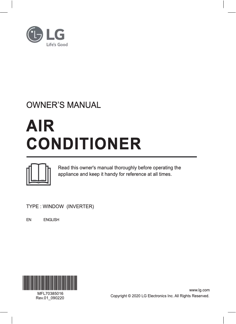 Page 1 de la notice Manuel utilisateur LG LA250EC